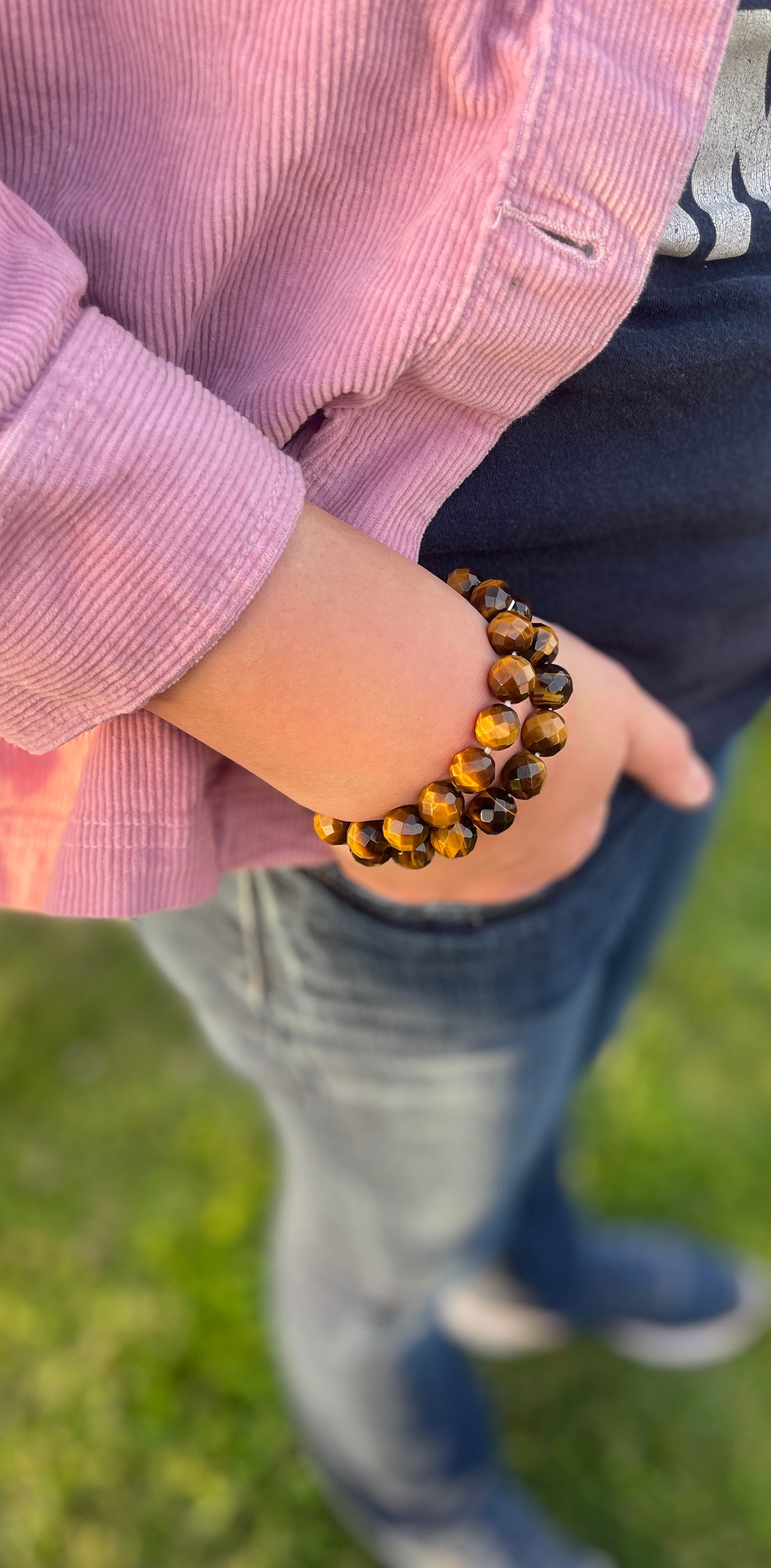 Tiger Eye Elastic Bracelet