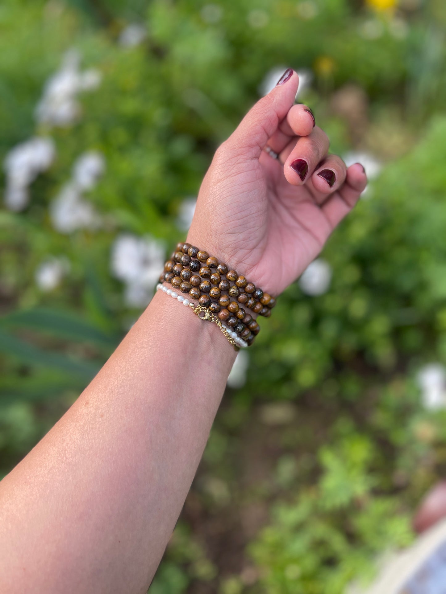 Tiger Eye Elastic Bracelet