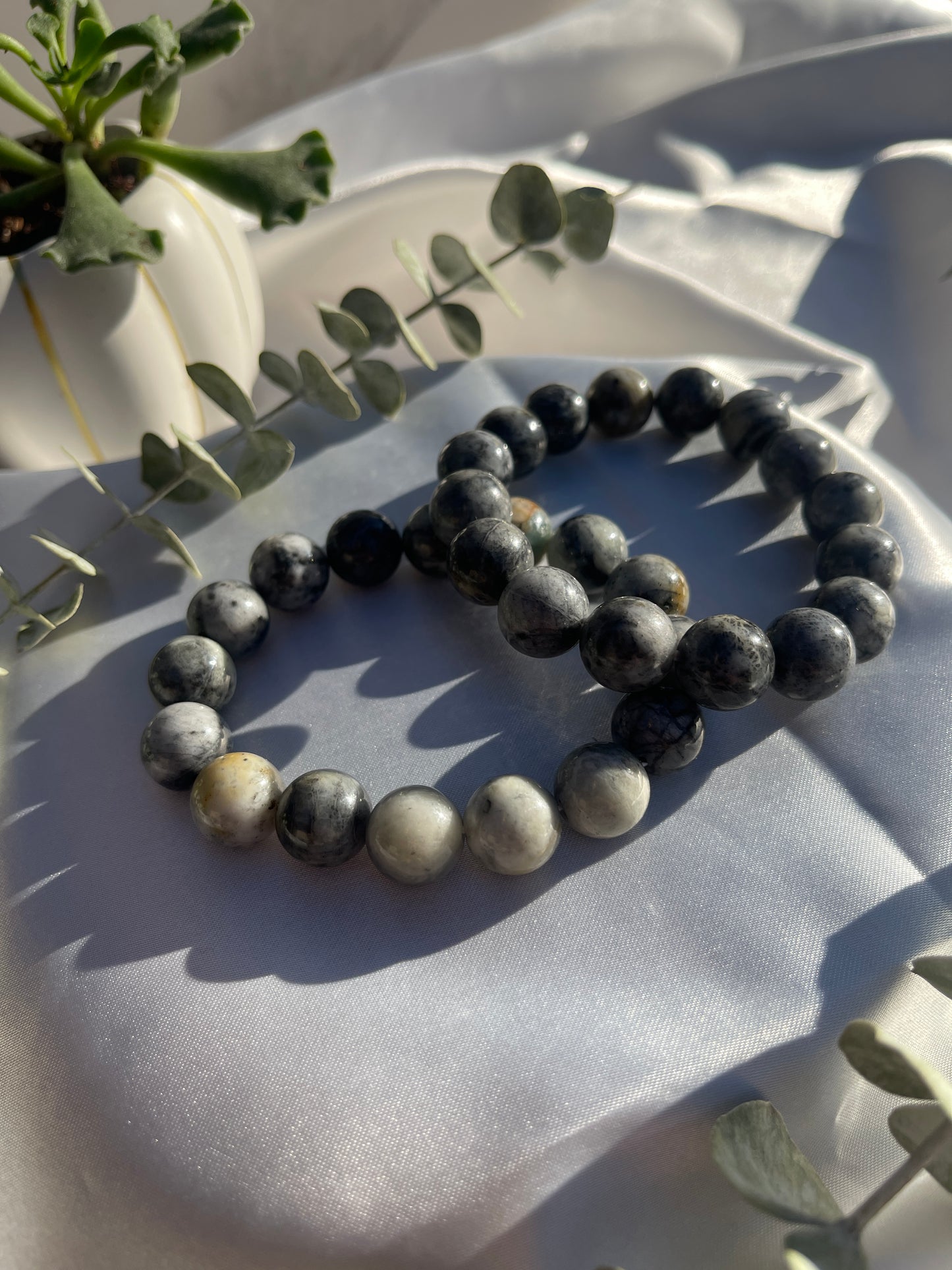 Spider Jasper Elastic Bracelet