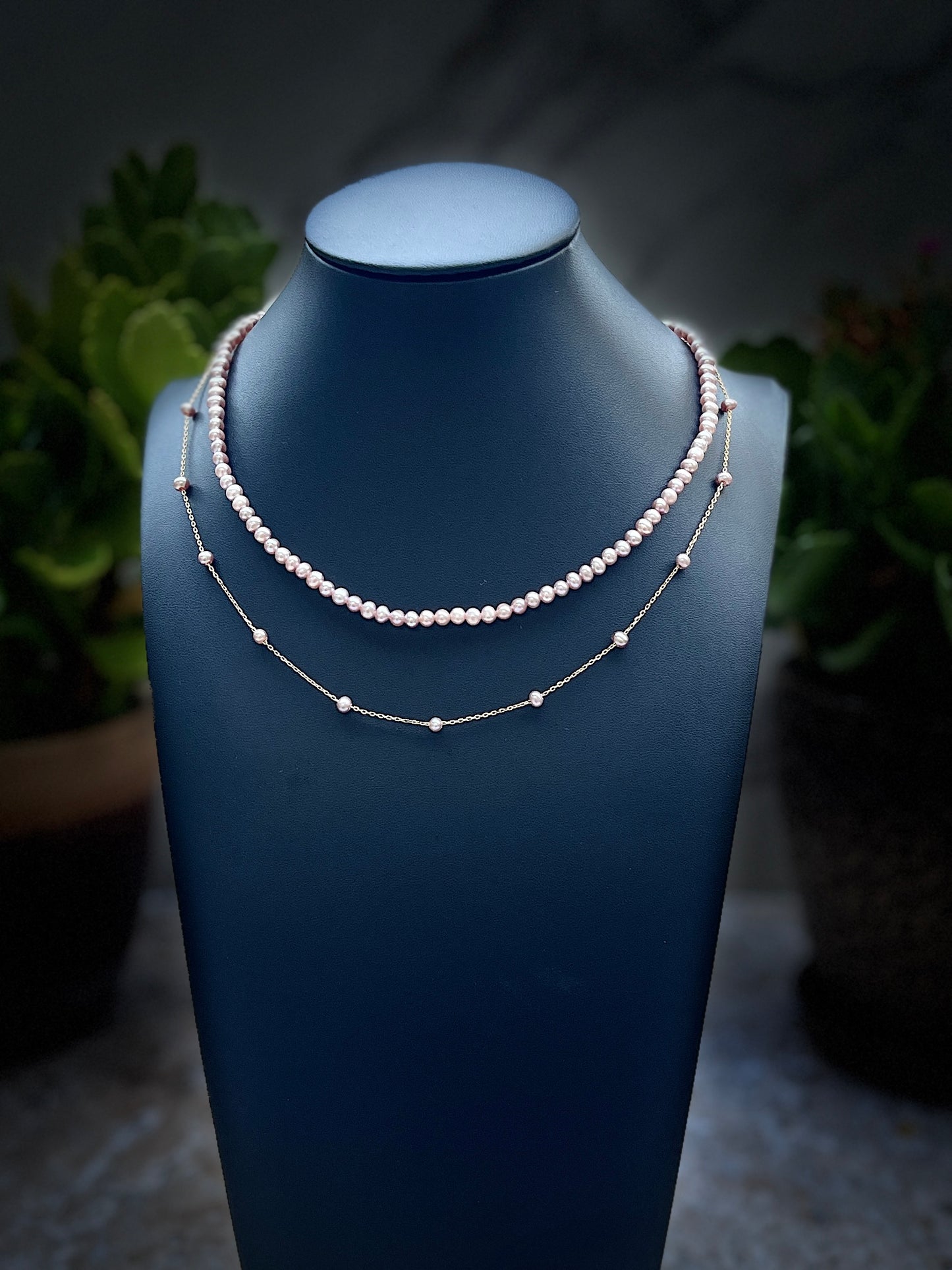 Keshi full string necklace