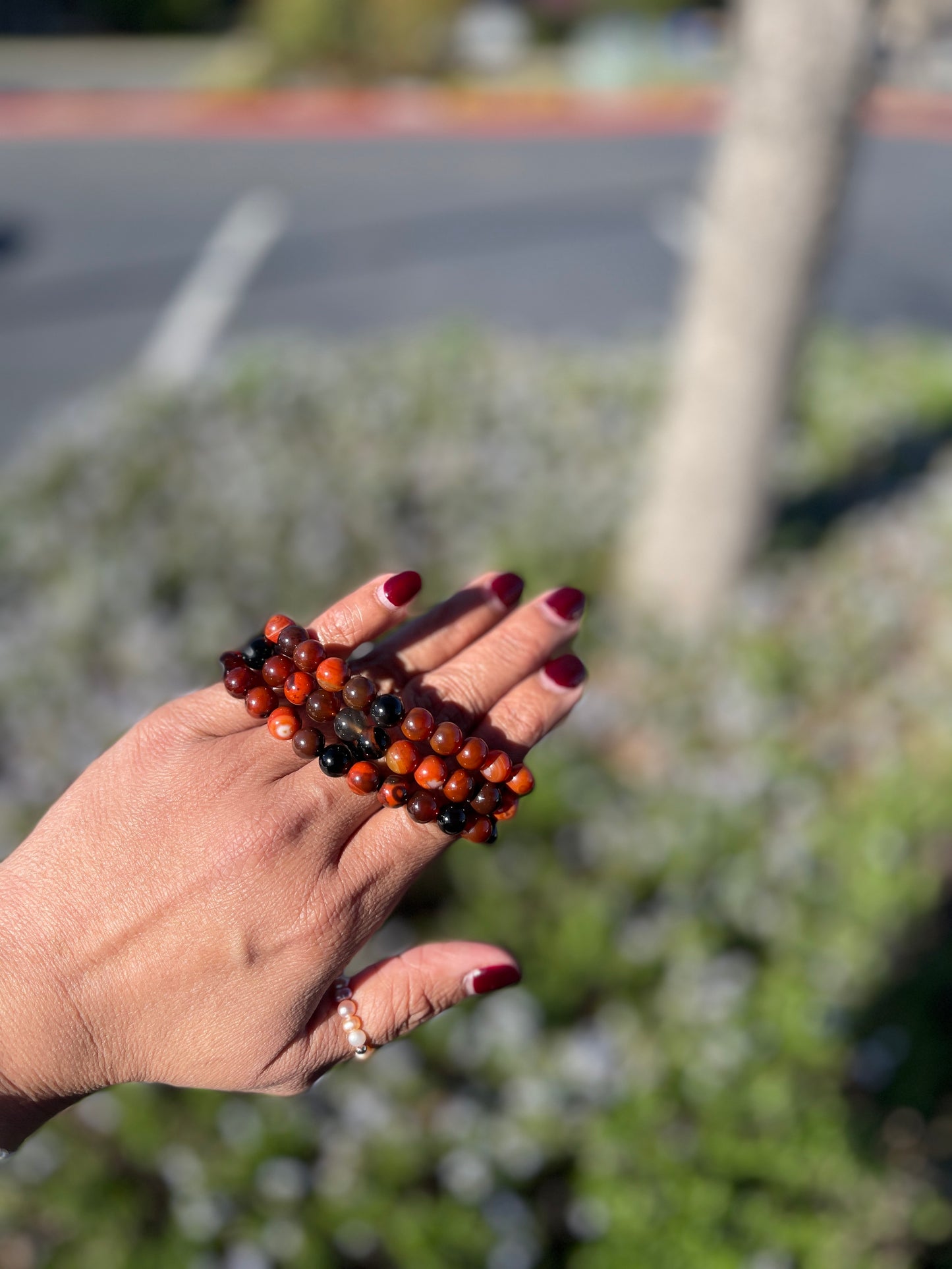 Carnelian Elastic Bracelet
