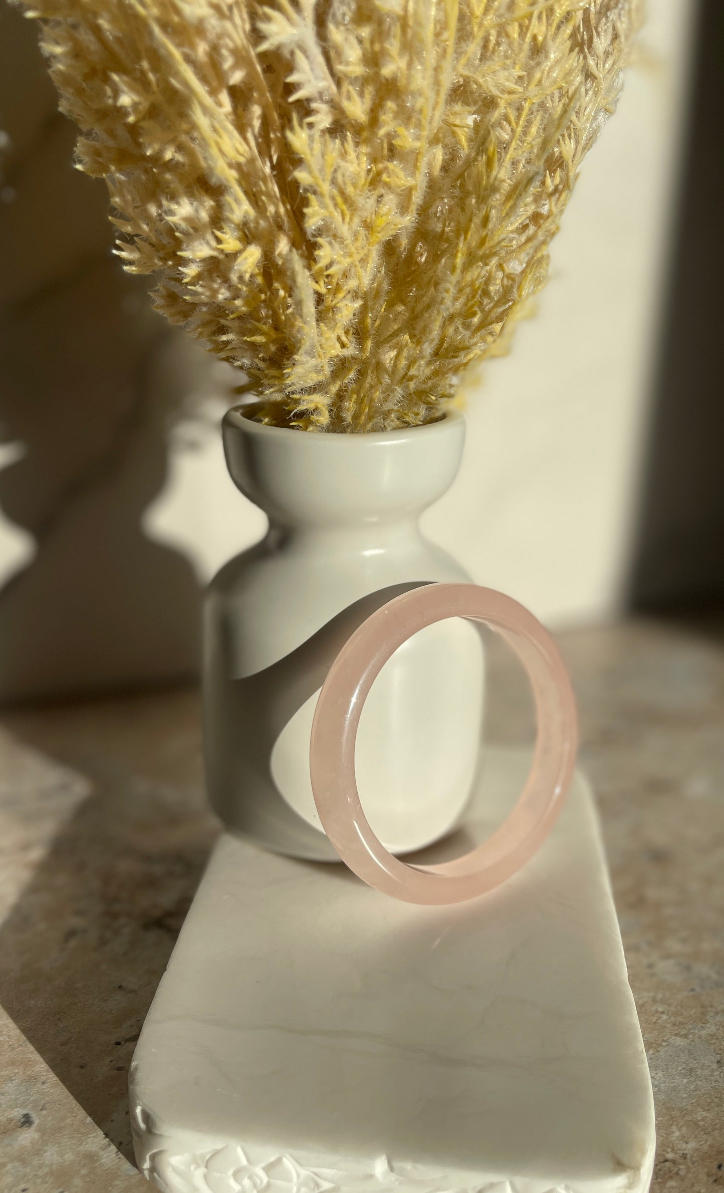 Rose Quartz Bangle